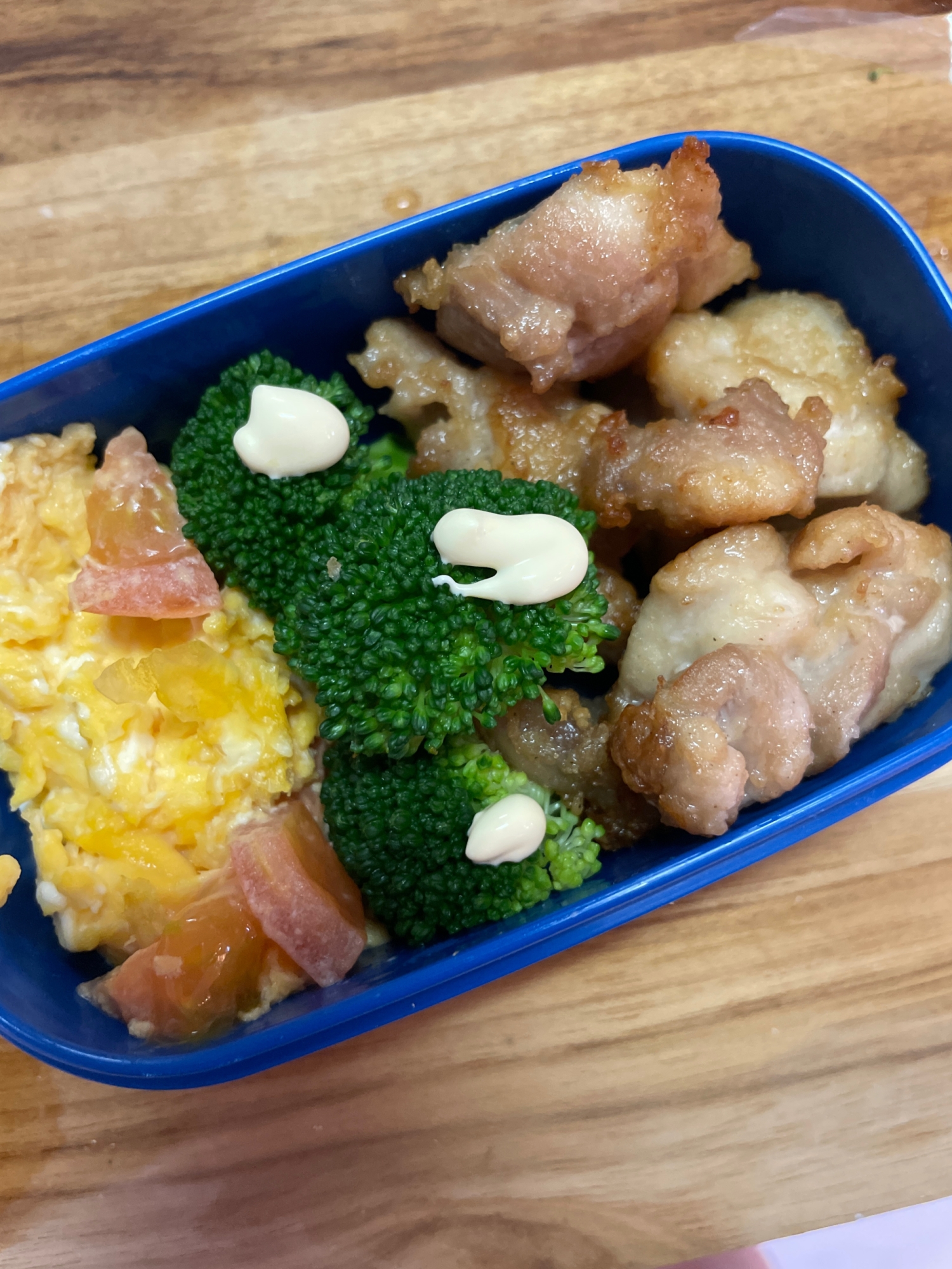 とある日のお弁当　唐揚げ版