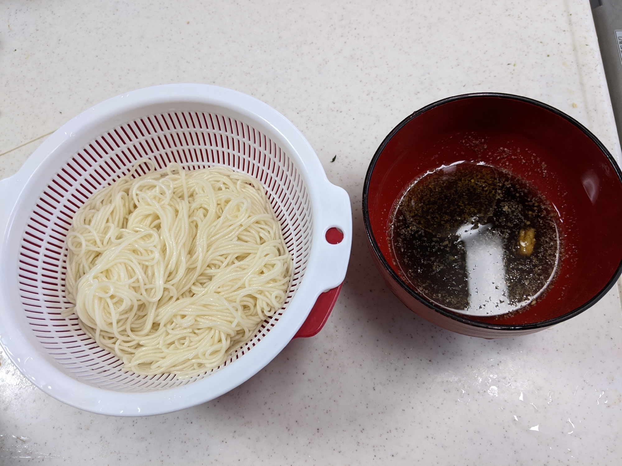 ゴマ油香る素麺