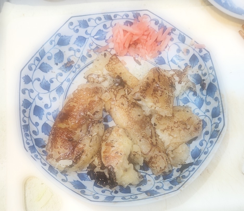 ちょうしたの蒲焼きﾁｰｽﾞおやき