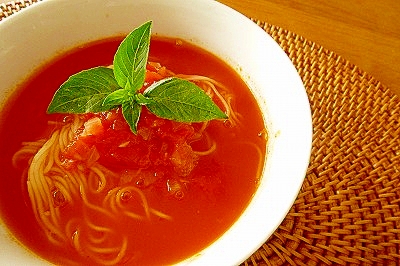 フレッシュトマトの旨味が詰ったトマトスープ素麺 レシピ 作り方 By Tepppi 楽天レシピ フレッシュトマトの旨味が詰ったトマトスープ素麺 レシピ 作り方 By Tepppi 楽天レシピ