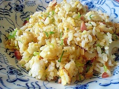 「筍の味噌漬け入りチャーハン」　　　♪♪