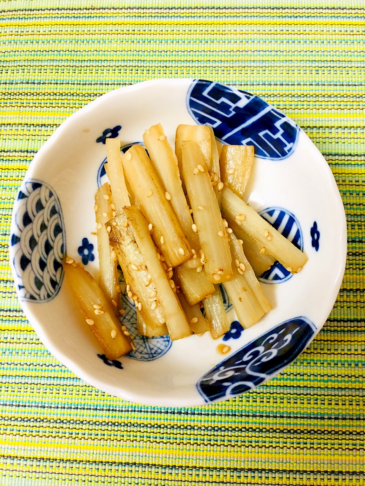 ごぼうの砂糖醤油和え