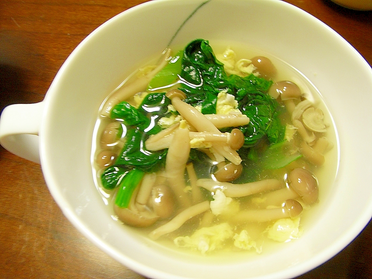 ほうれん草の色のきれいな卵スープ レシピ 作り方 By ニーナねこ 楽天レシピ