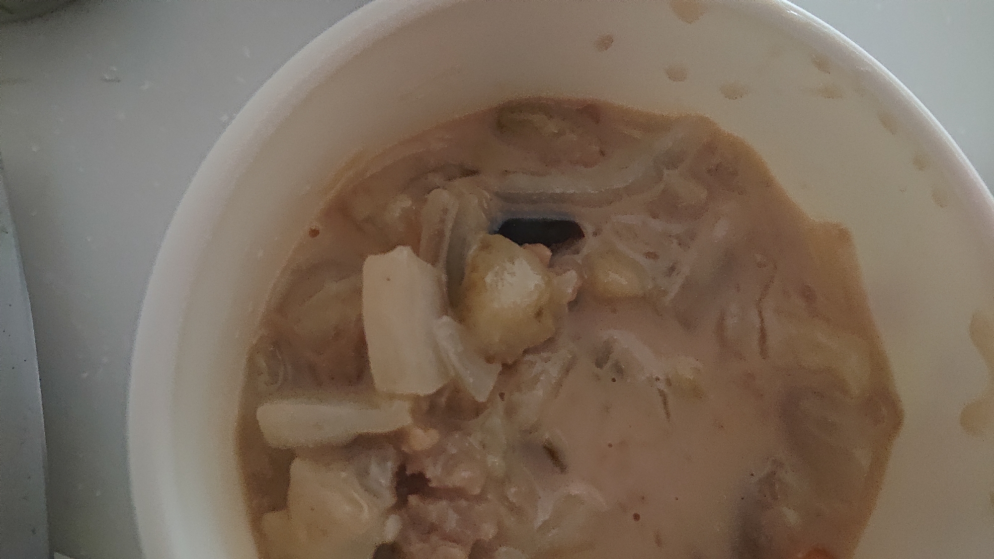 長芋豆乳スープ