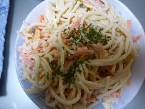 あっさりさくっとパスタサラダ