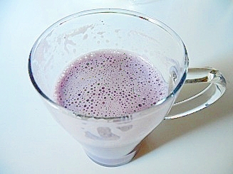 紫芋ハチミツ豆乳ドリンク