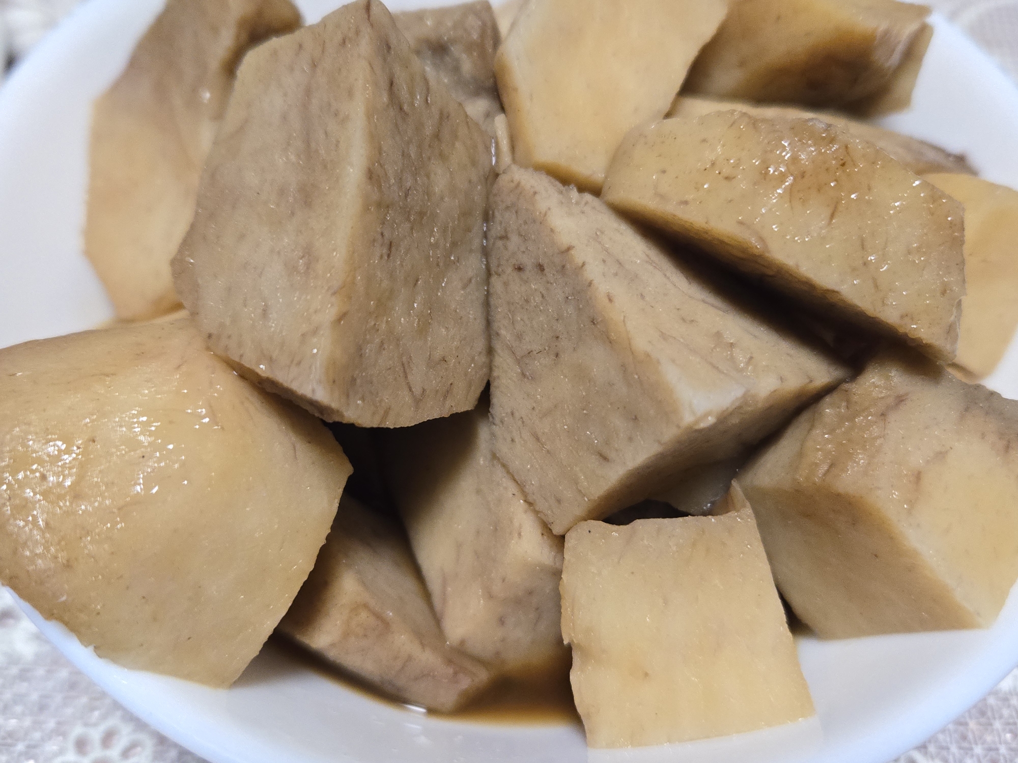 冷凍里芋の煮物(電子レンジ)