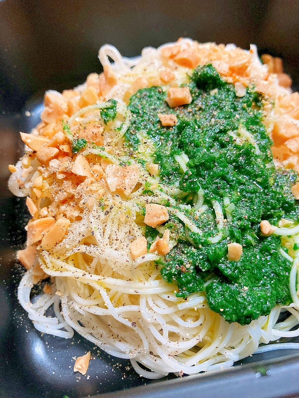 大葉大量消費！！和風ジェノベーゼ素麺