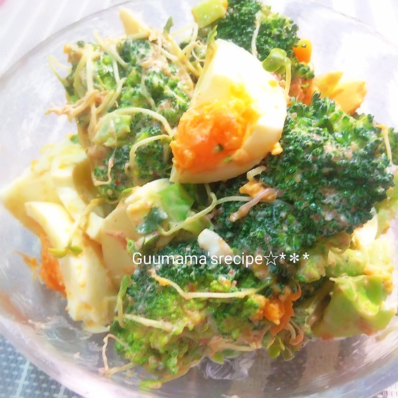 デリ風♡ブロッコリーと卵の明太子マヨネーズサラダ