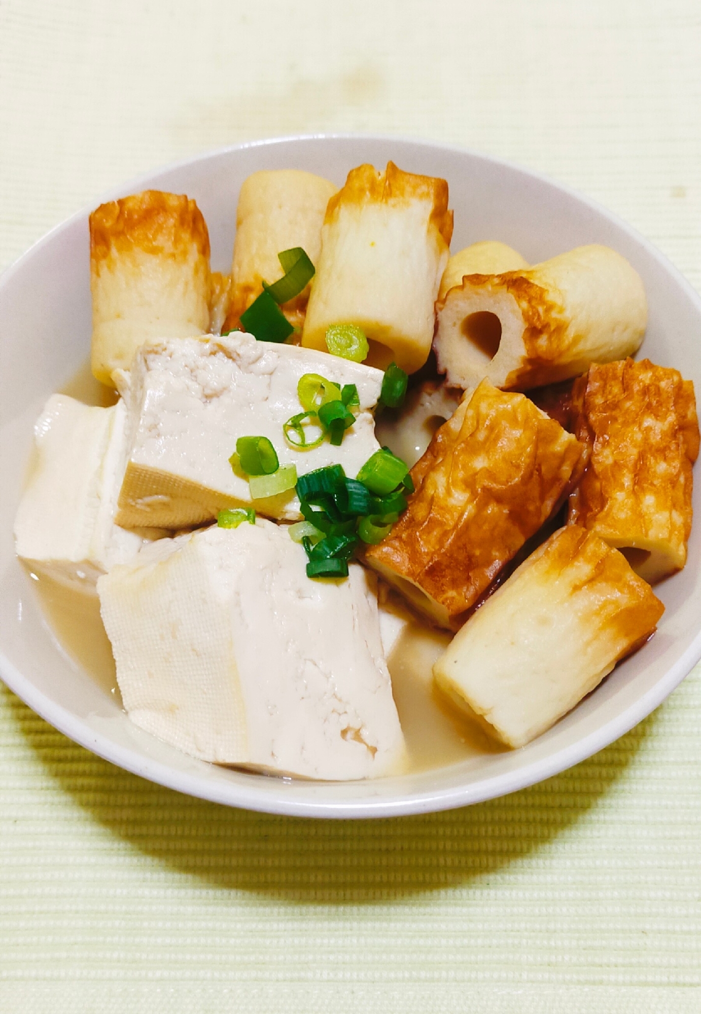 豆腐とちくわの煮物