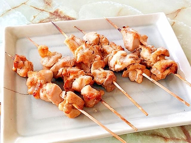 オーブンで焼く!タンドリーチキン風焼き鳥♪