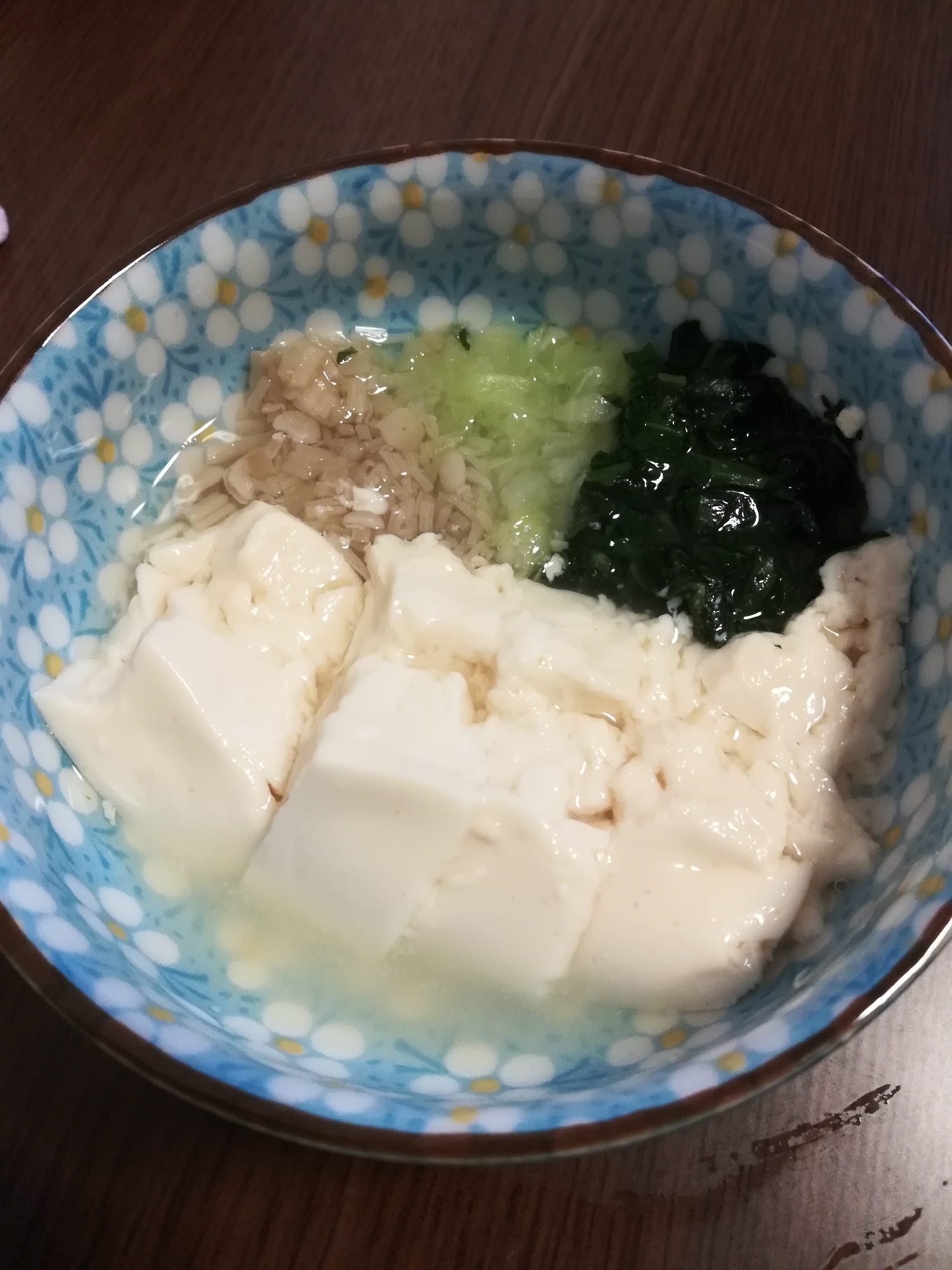 離乳食後期 小松菜とキャベツのきのこ豆腐 レシピ 作り方 By もん1223 楽天レシピ