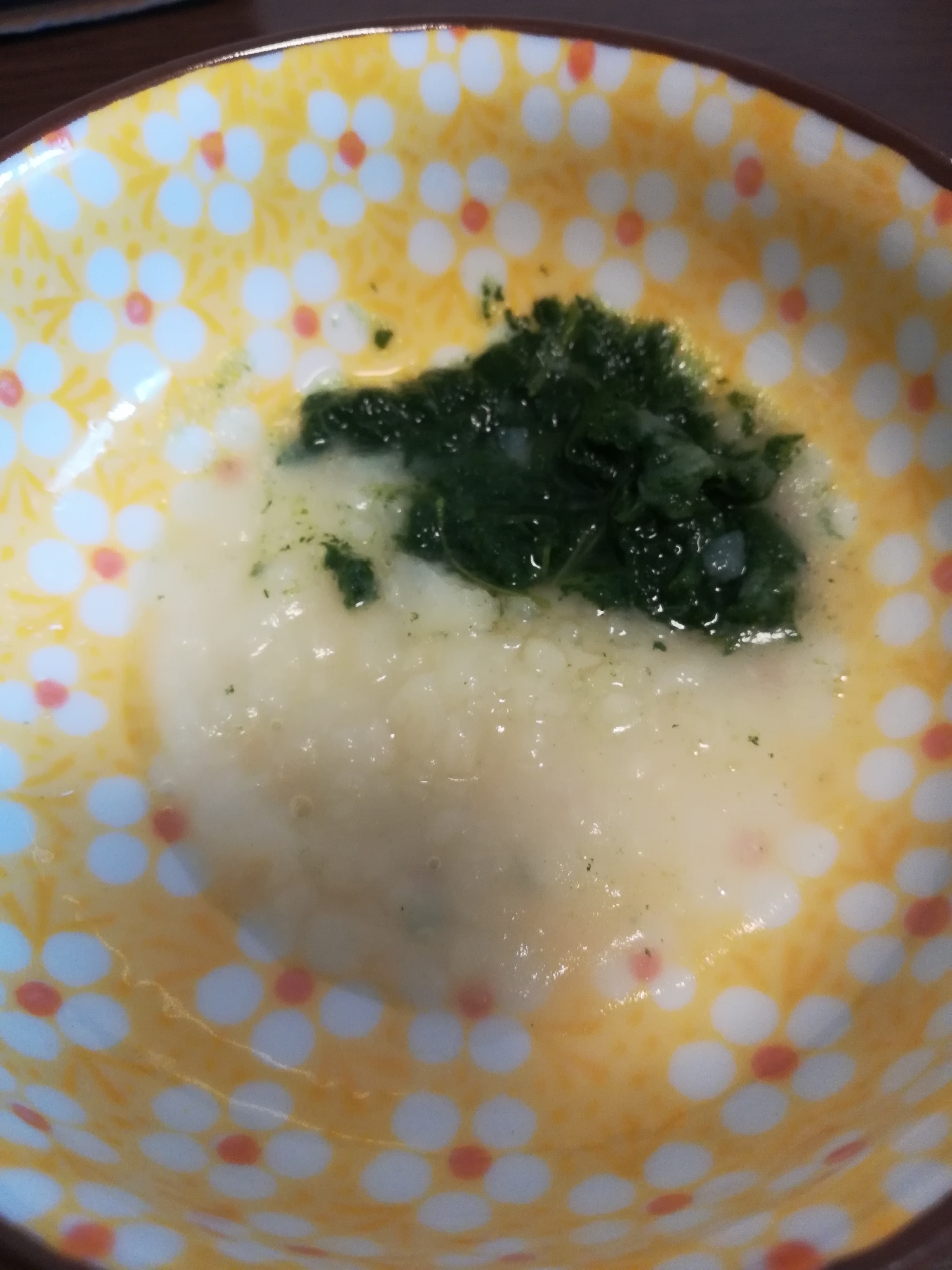 離乳食初期★小松菜のカリフラワー和え