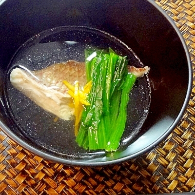 ゆずが決め手☆鯛のお吸物