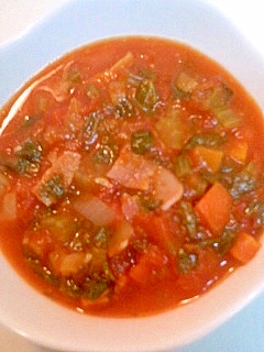 セロリのトマトみそスープ レシピ 作り方 By ジョンとポーク 楽天レシピ