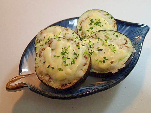 COで　茄子のチーマヨ焼き