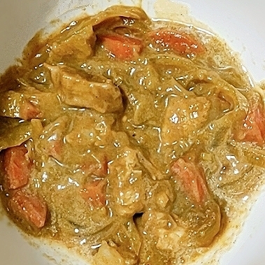 豆乳入りチキンカレー