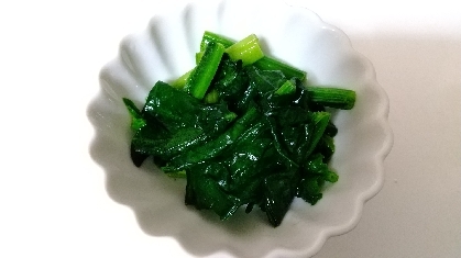 冷凍ほうれん草を使って★ほうれん草炒め
