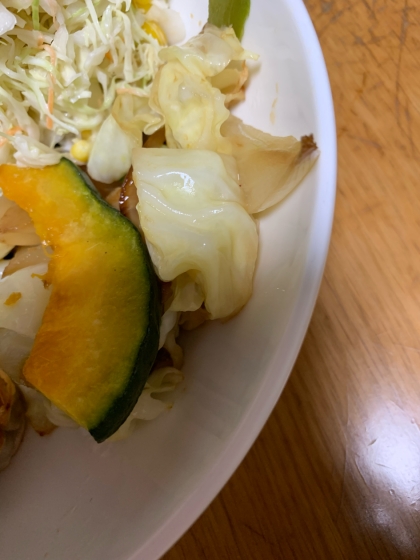 バーベキュー風野菜炒め