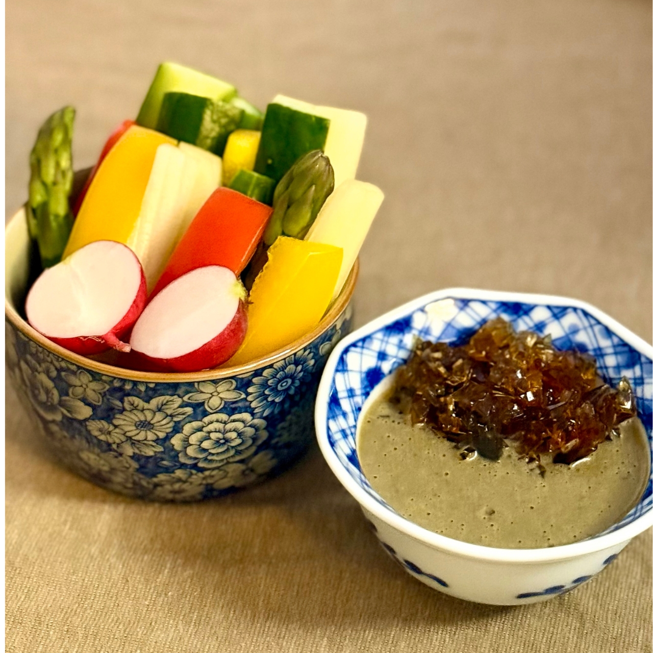 【皮蛋醤】ピータンの野菜ディップ