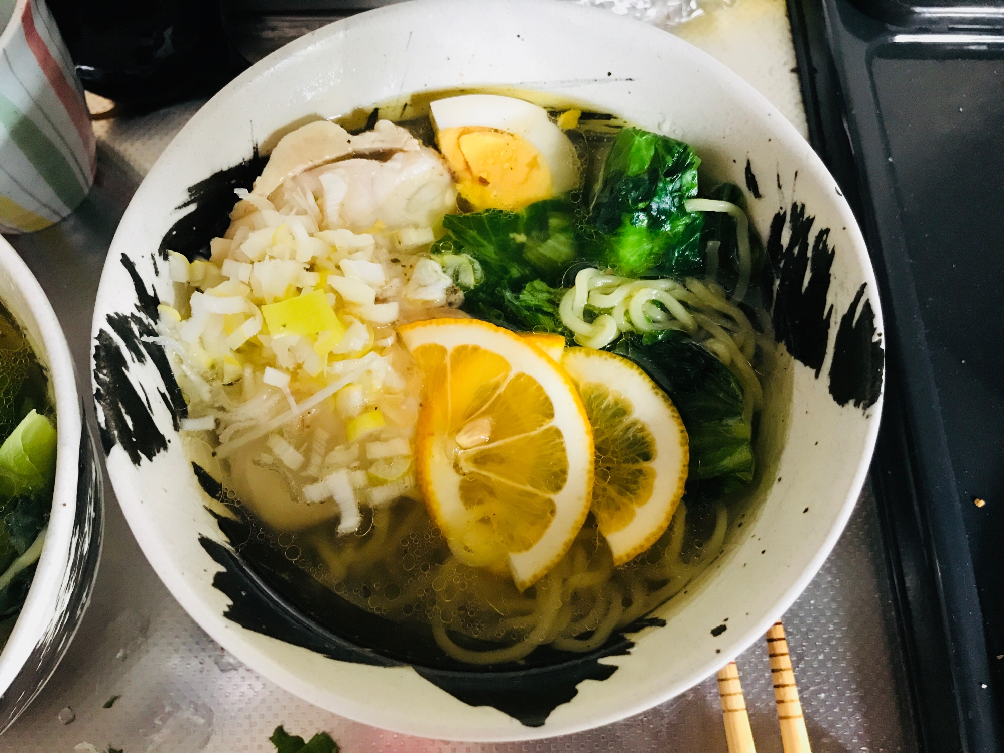 家で食べるラーメン   鶏出汁