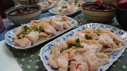 安い食材で！鶏胸肉ともやしのユーリンチイ風ソース♪