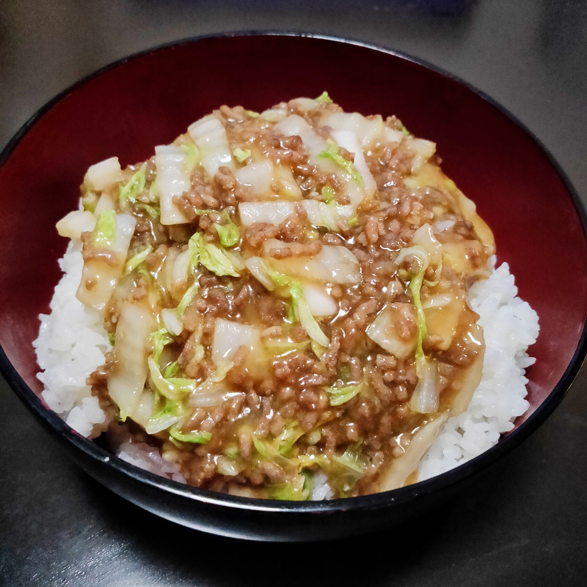 白菜とひき肉のトロトロ丼【リピート確定】