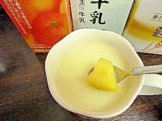 アイス♡パイナップル＆オレンジミルク酒