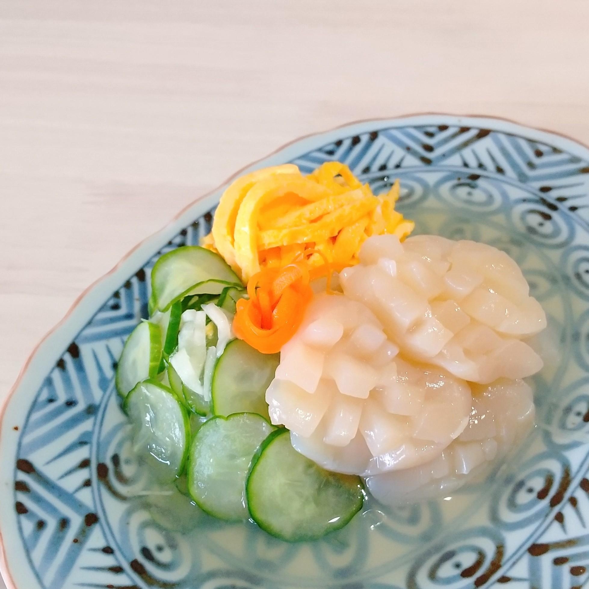 ザクッと♡ホタテの貝柱の酢物