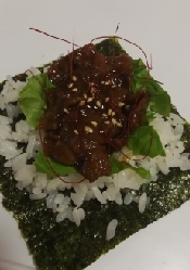 味付け牛カルビの手巻き寿司 レシピ 作り方 By みずたまsweet 楽天レシピ