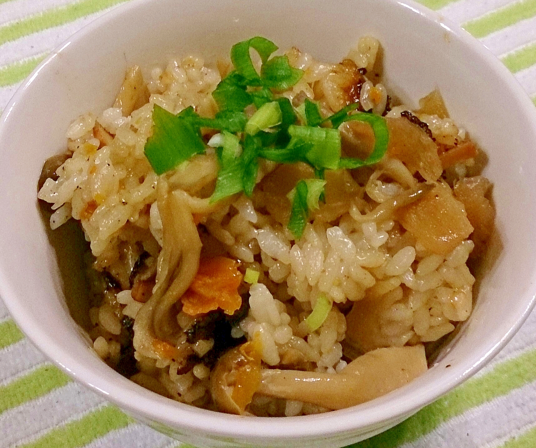 いか大根の煮汁をリメイク!!圧力鍋で炊き込みご飯