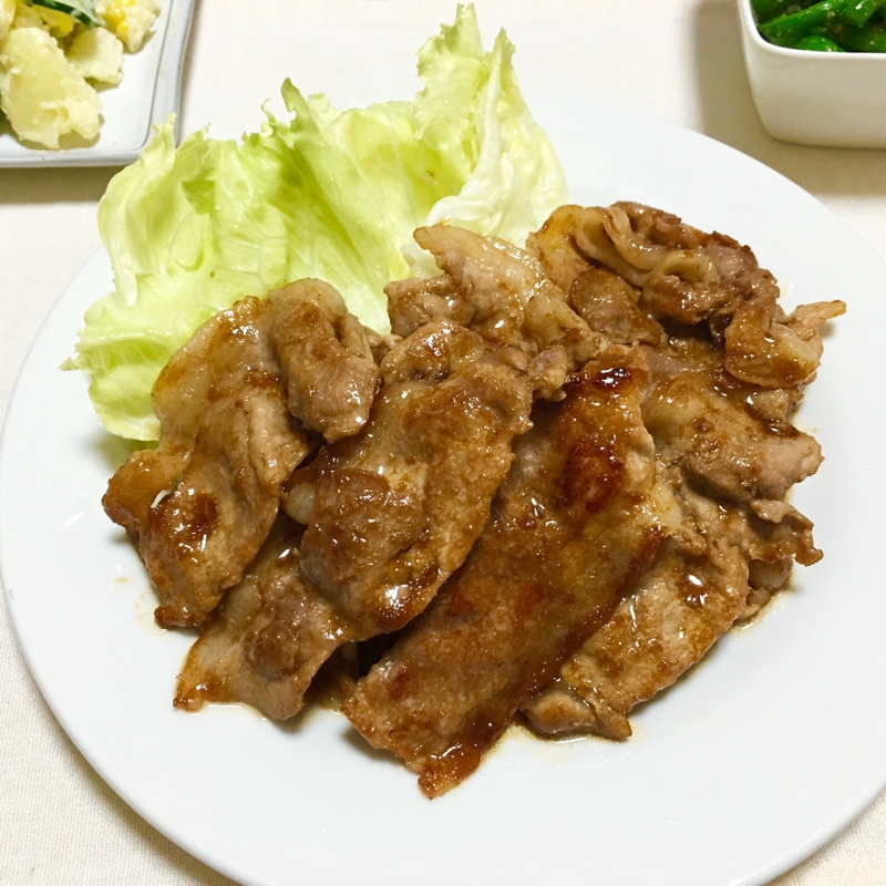 お酢でさっぱり 豚ロースのササッと爽やか生姜焼 レシピ 作り方 By Kuuuma 楽天レシピ