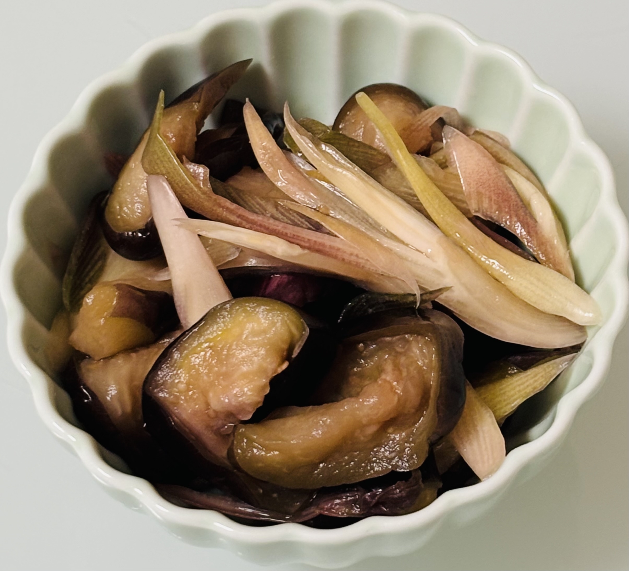 茄子と茗荷のさっぱり浅漬け
