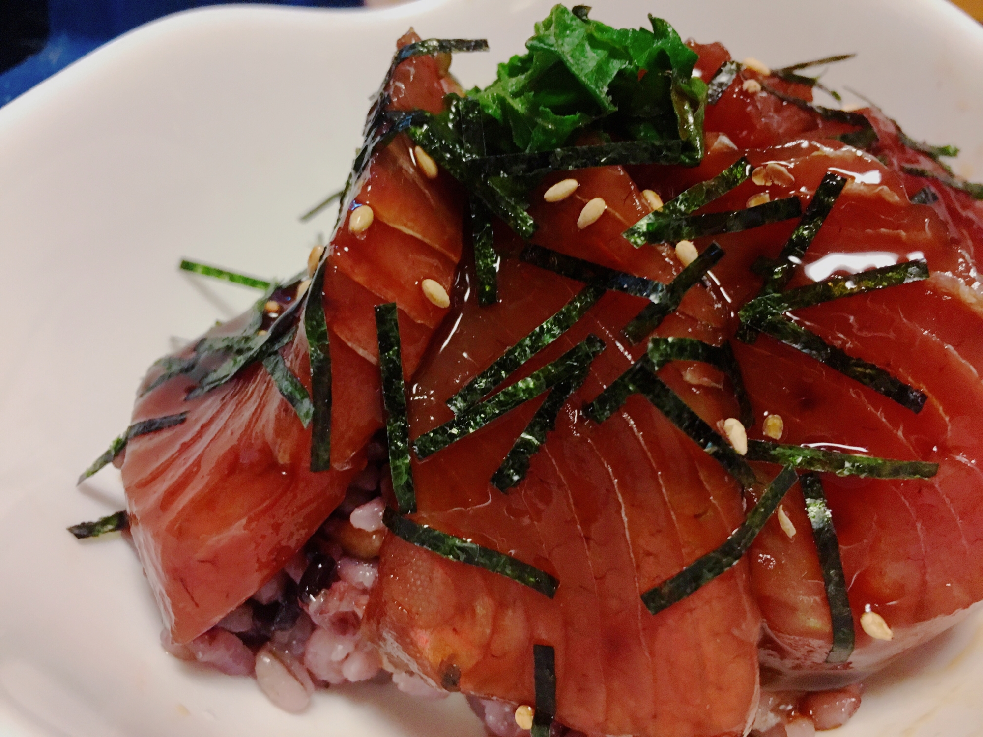 マグロの漬け丼