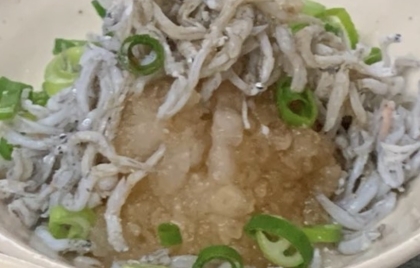しらすおろしぽん酢