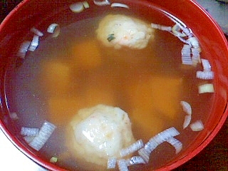 とり団子と豆腐の和風スープ