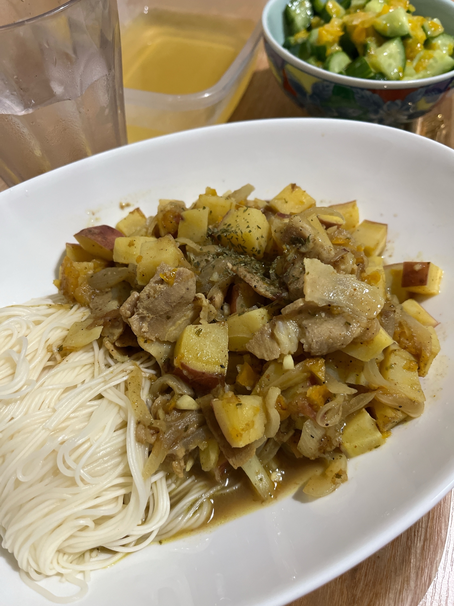 【成功】ゆずカレー素麺