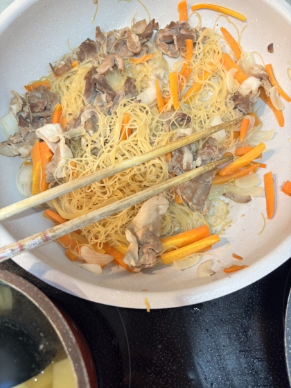 焼きビーフン♪