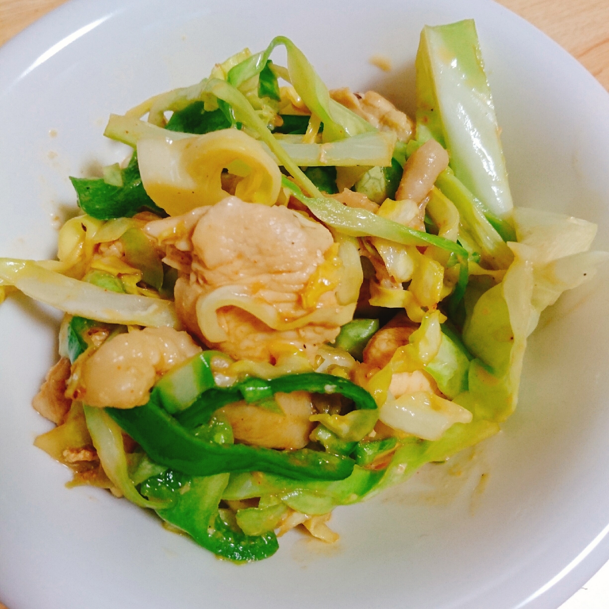 鶏胸肉 キャベツ ピーマンの焼肉のたれマヨソテー レシピ 作り方 By やっすん 楽天レシピ 鶏胸肉 キャベツ ピーマンの焼肉のたれマヨソテー レシピ 作り方 By やっすん 楽天レシピ