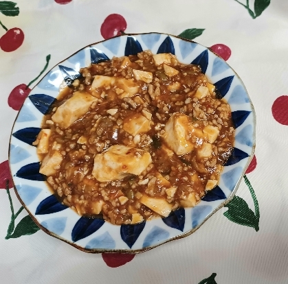 新玉ねぎときのこでかさ増し⭐麻婆豆腐