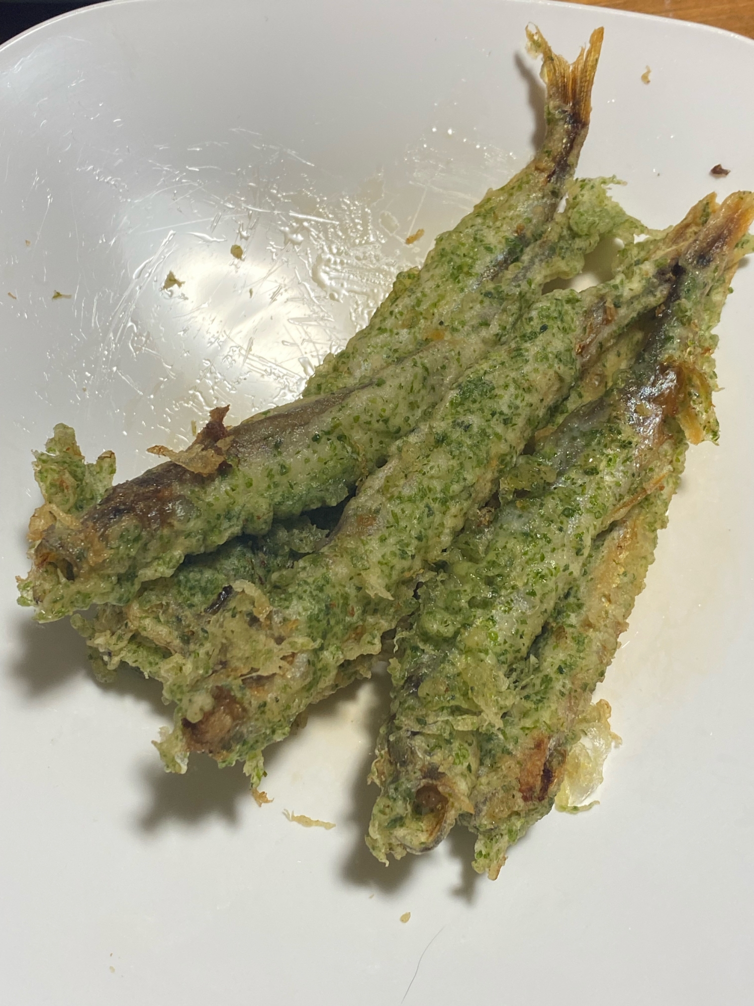 ししゃも磯辺フライ