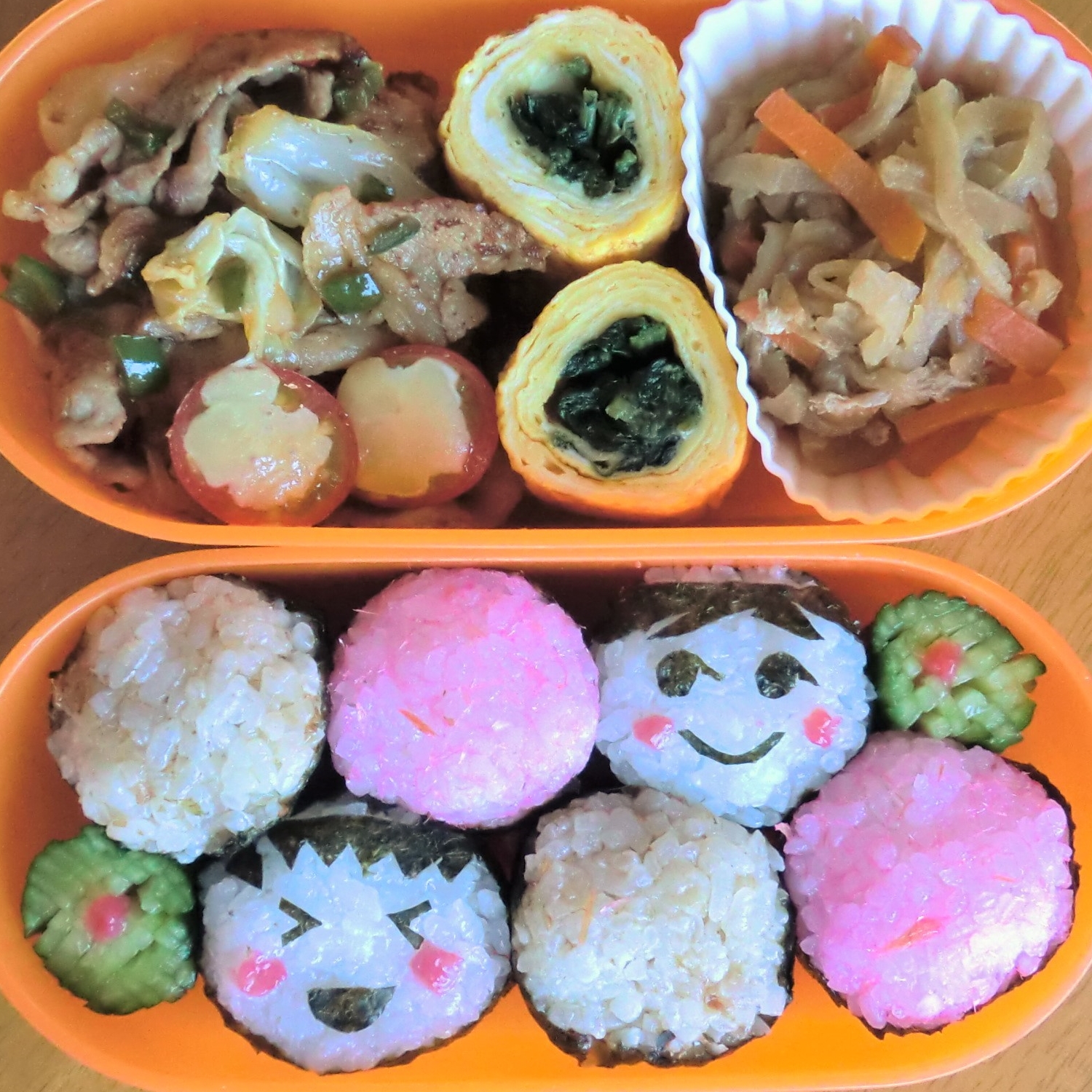 こどものお弁当 三色おにぎり レシピ 作り方 By R Chibico 楽天レシピ こどものお弁当 三色おにぎり レシピ 作り方 By R Chibico 楽天レシピ