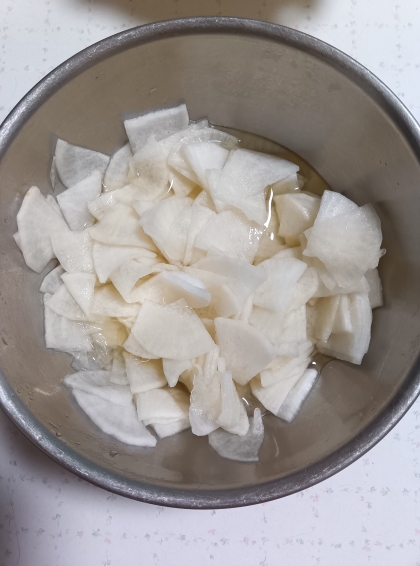 簡単！激旨！合わせて置くだけの大根漬物