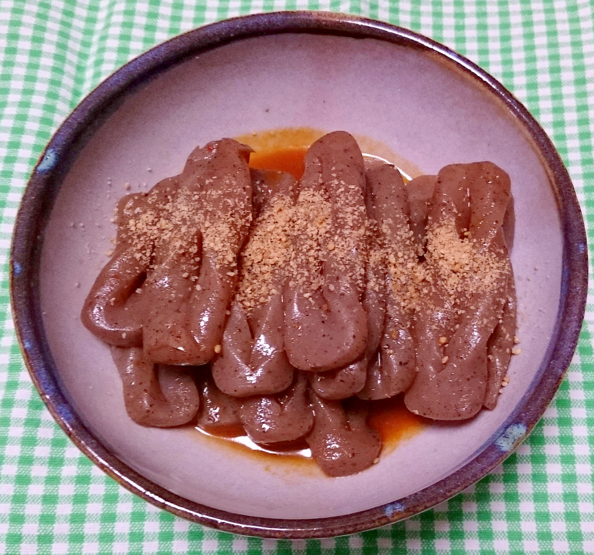 母のこんにゃく煮