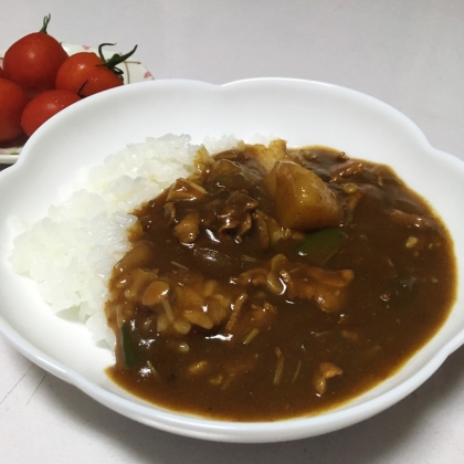 野菜嫌いの為に野菜は小さ目カットにしましたが、美味しく頂けました。
御馳走さまでした。