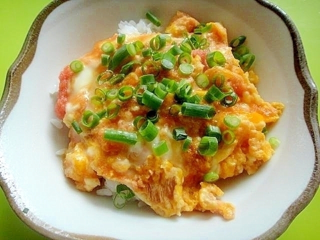 明太子タマゴ丼