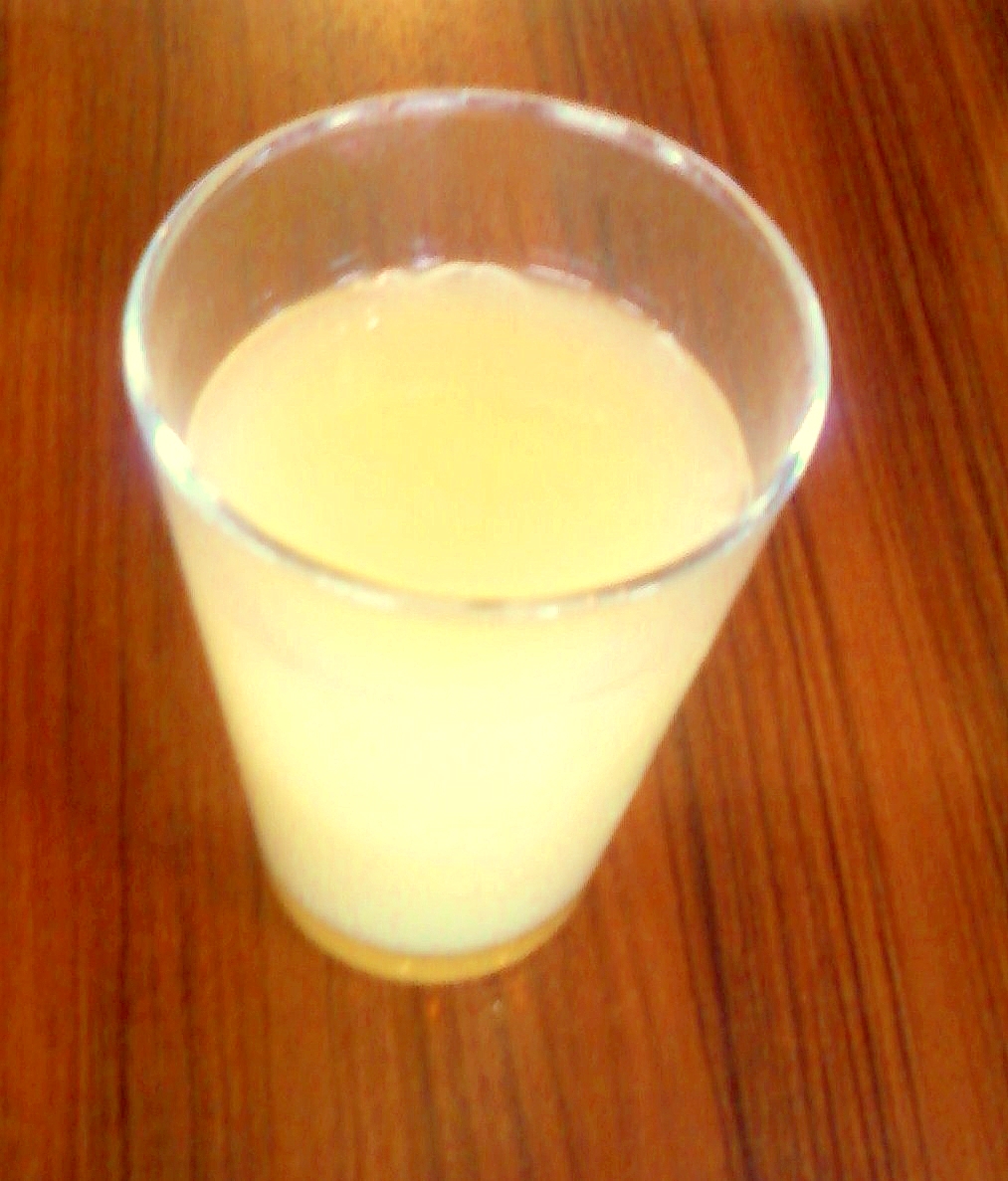 ☆*:・☆白ワインオレンジレモンミルク☆*:・☆