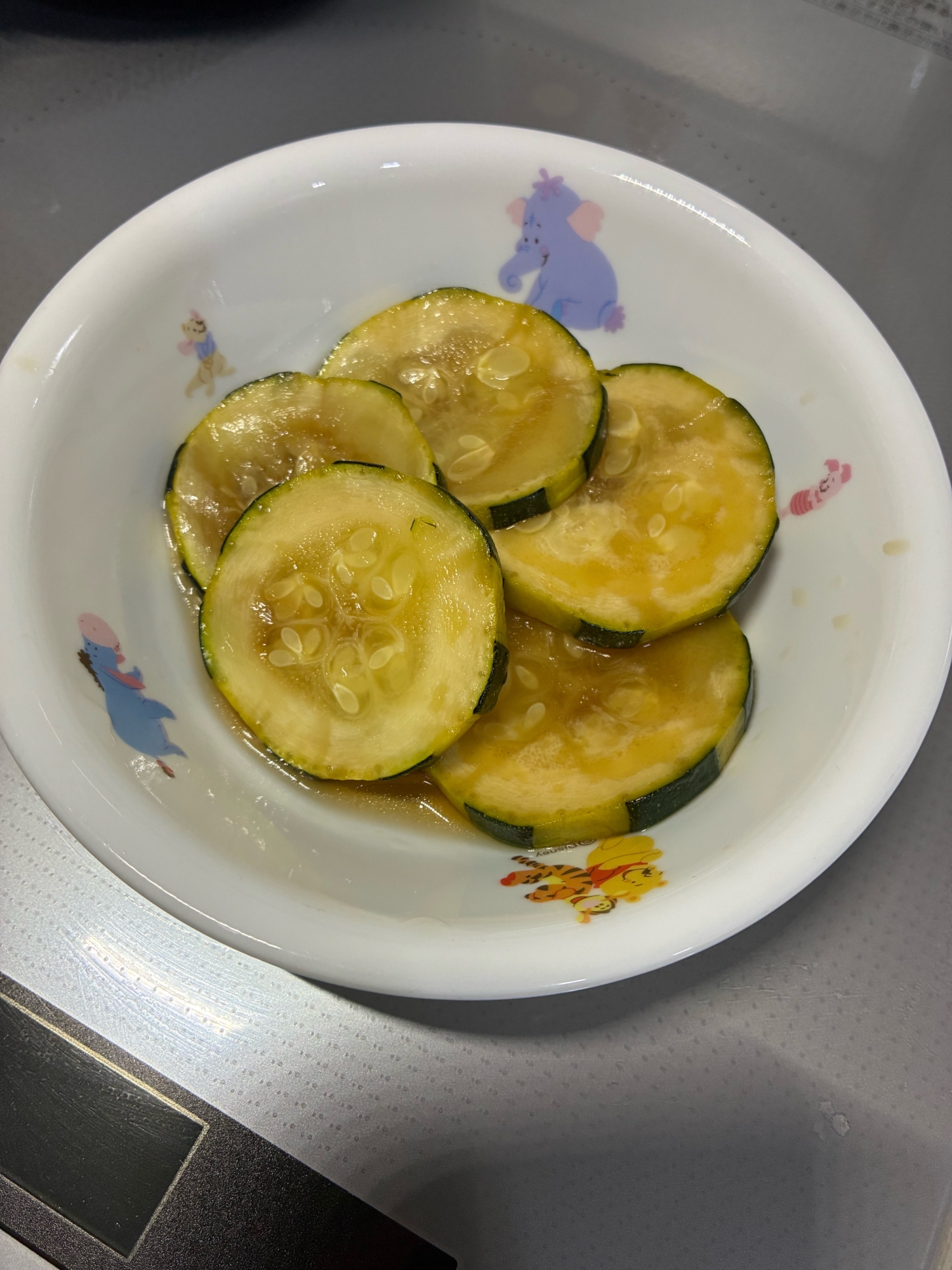 ズッキーニ焼き浸し　めんつゆ消費