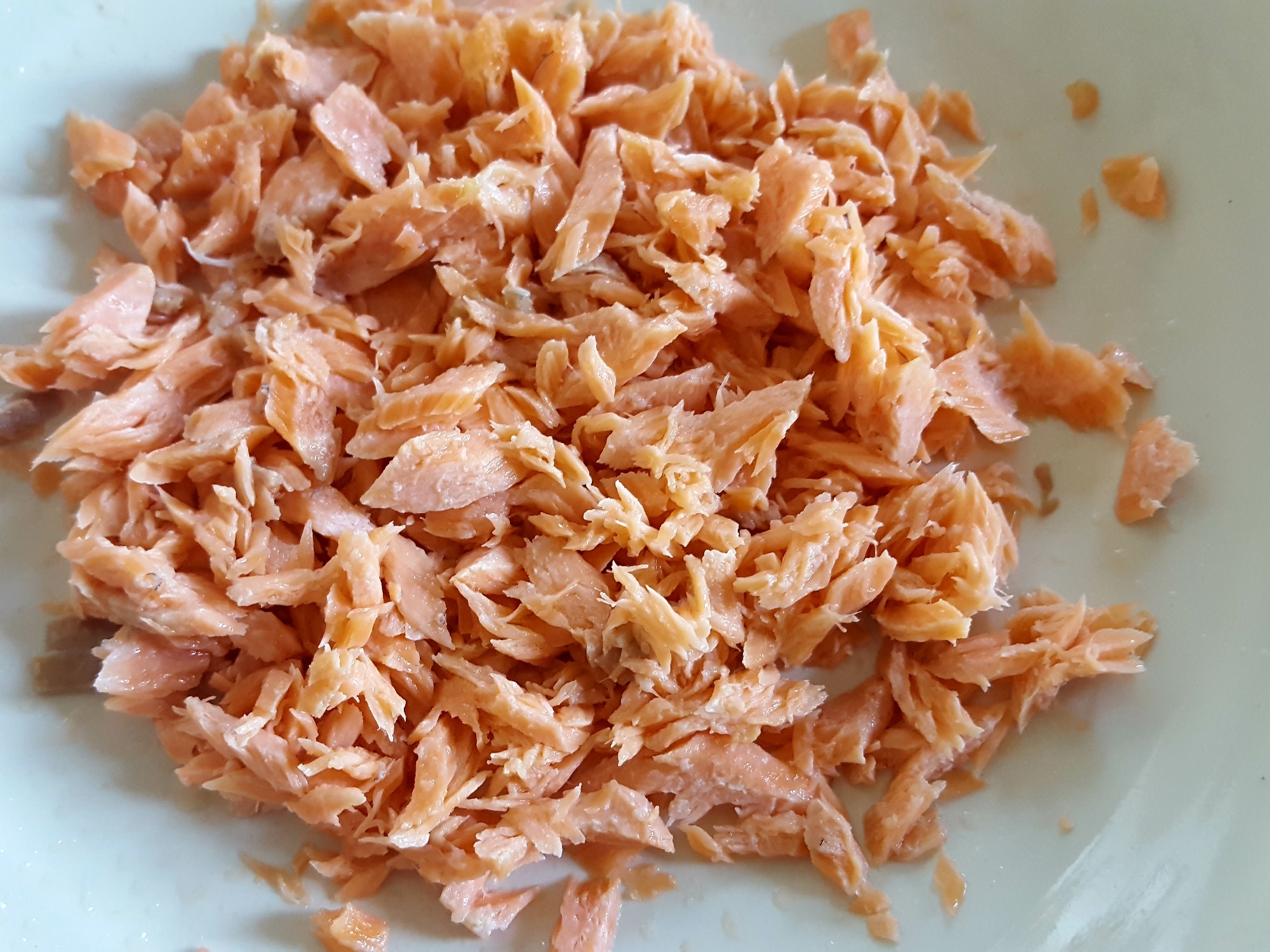 離乳食後期 レンジで鮭フレーク レシピ 作り方 By 農家の嫁 楽天レシピ