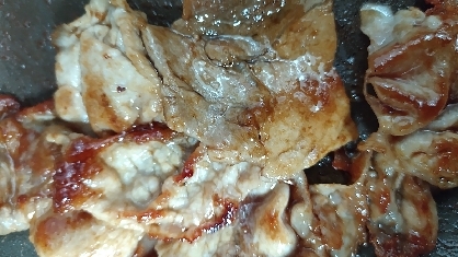 フライパンで漬け込みそのまま焼く豚肉生姜焼き